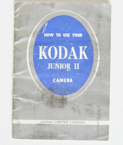 Kodak Junior II Camera Instruction Manual 1942