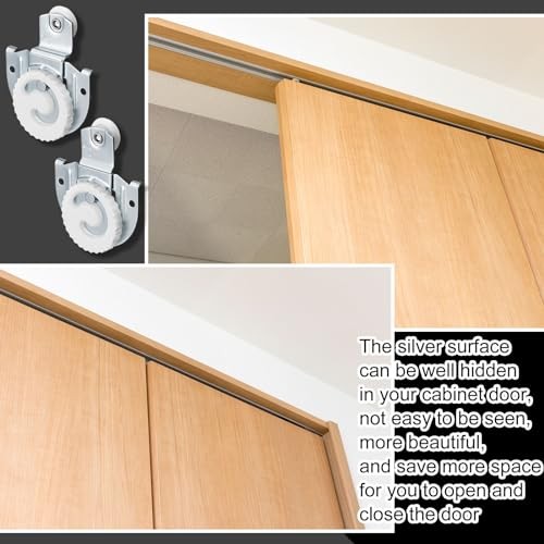 4 Piece Sliding Closet Door Hardware Rollers Wardrobe 1 Adjustable Version