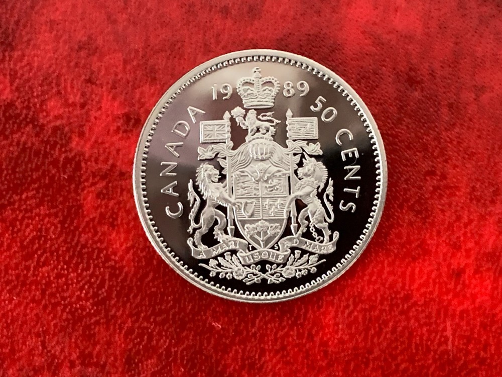 Canada 50 Cent 1989 Proof Coin-Uncirculated