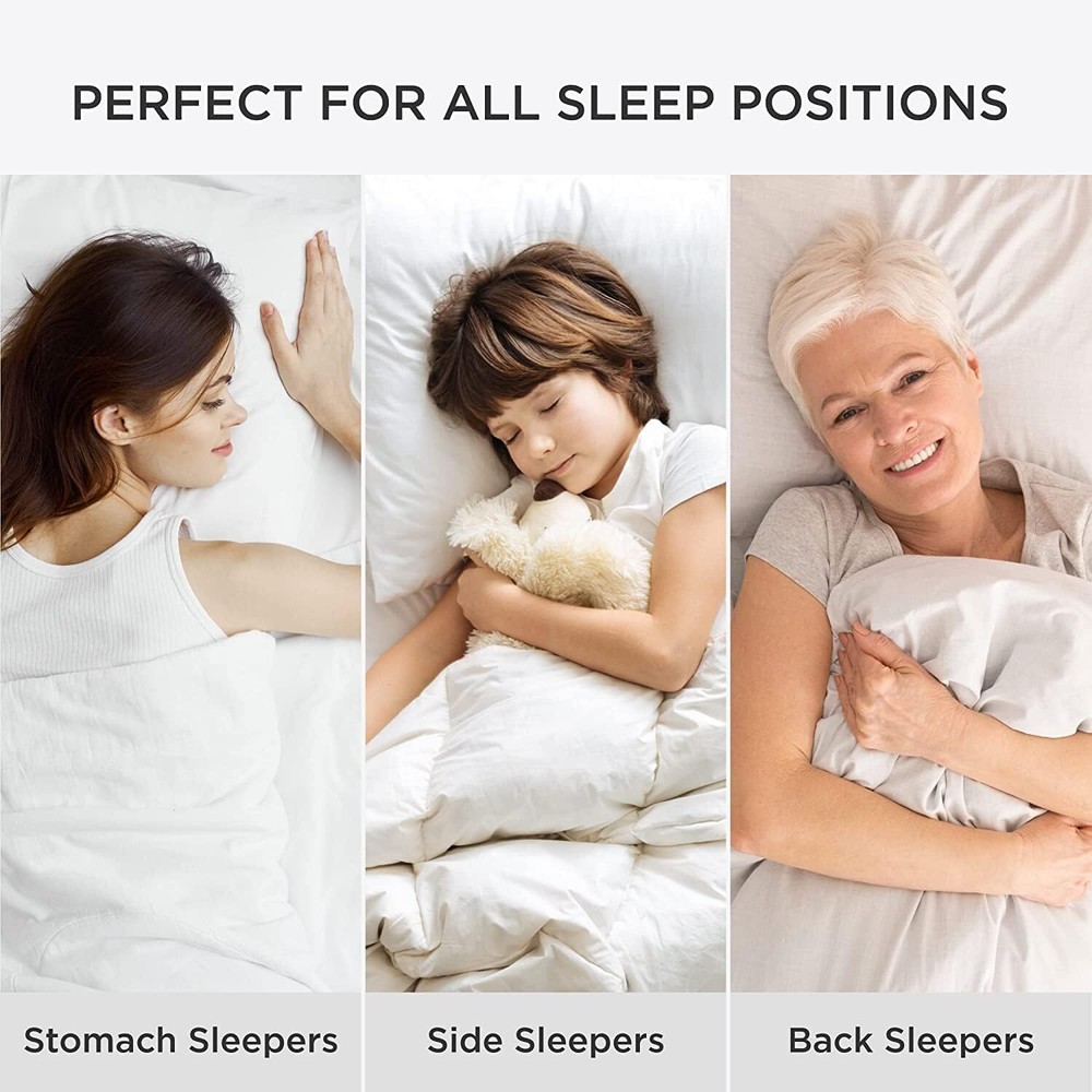 Pillow Queen 2 Piece Set - Fluffy Soft Sleeping Pillow 2 Piece Set
