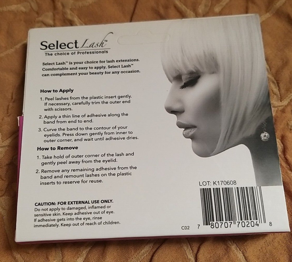 Select Lash Dramatic Lashes Glitter 5 Pack Set Cosplay Costume Lashes