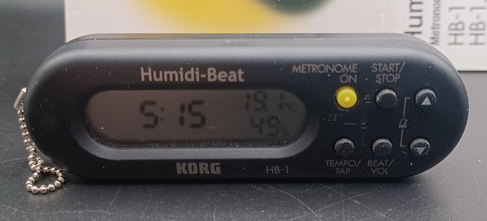 KORG HB 1 METRONOME WITH HUMIDITY / TEMPERATURE DETECTOR