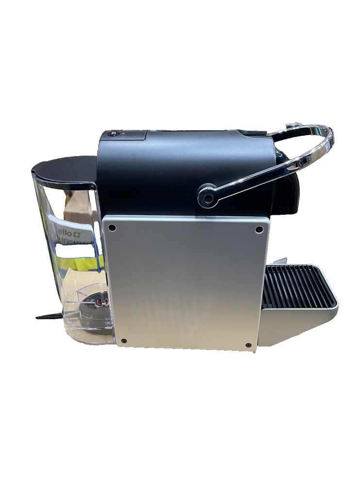 Nespresso Pixie Espresso Capsule Cofee Machine By Delonghi Black Silver