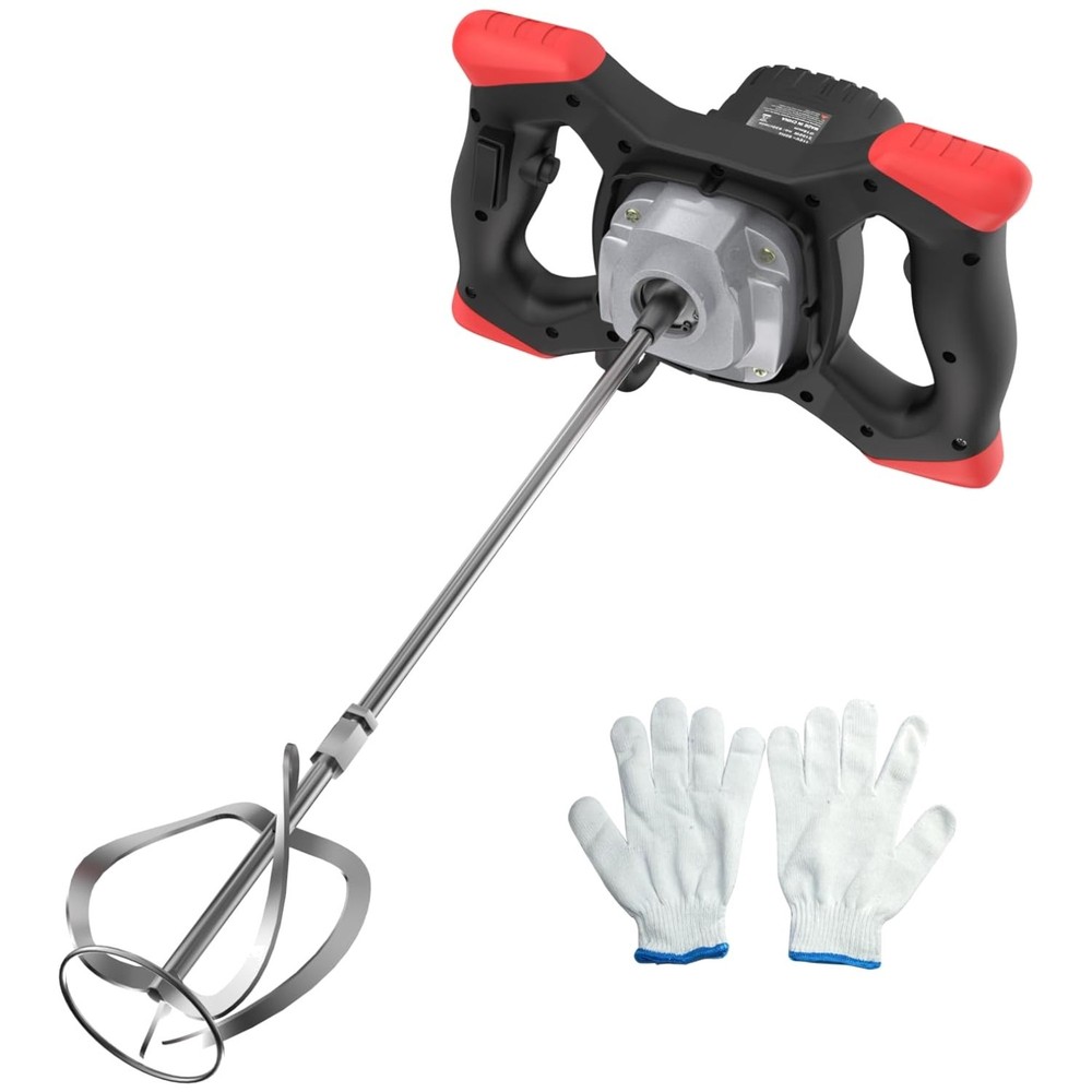 Compact Cement Mixer - 2100W Handheld Stirring Tool