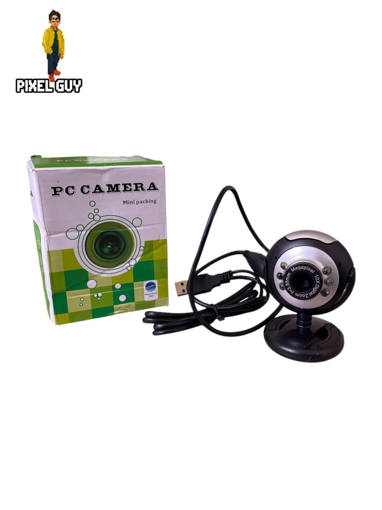 PC Camera Mini Packing 10x Digital Zoom With Lights 30 Frame/sec