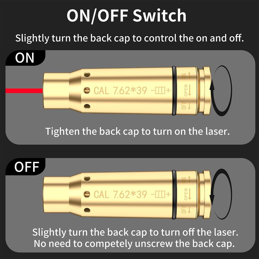 Tipfun Laser Bore Sights for red laser