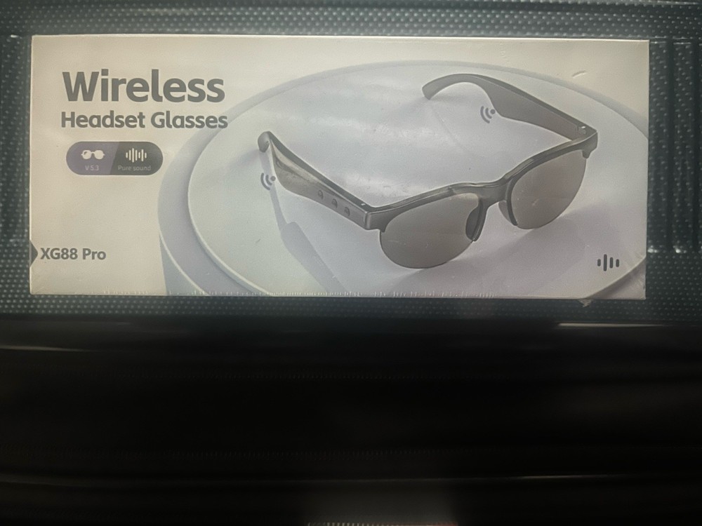 Wireless Headset Sunglasses XG88 Pro Bluetooth Unopened Package