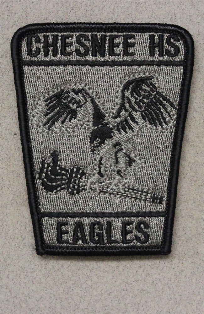 Chesnee High School, Army JROTC Patch (#2135) - w/hook & loop back