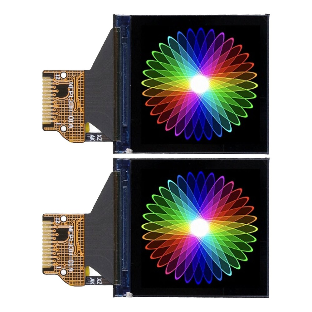 2PCS 1.3in TFT Color Screen with SPI Interface 240x240 IPS Display Module