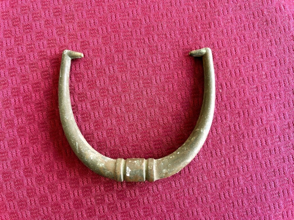 Vintage Brass Door Knocker ~ Eagle with Shield