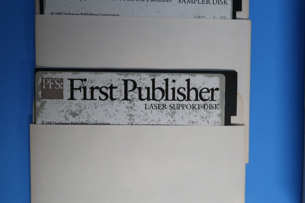First Publish IBM Desktop Publishing Computer Program Software 5.25" Floppy Disc
