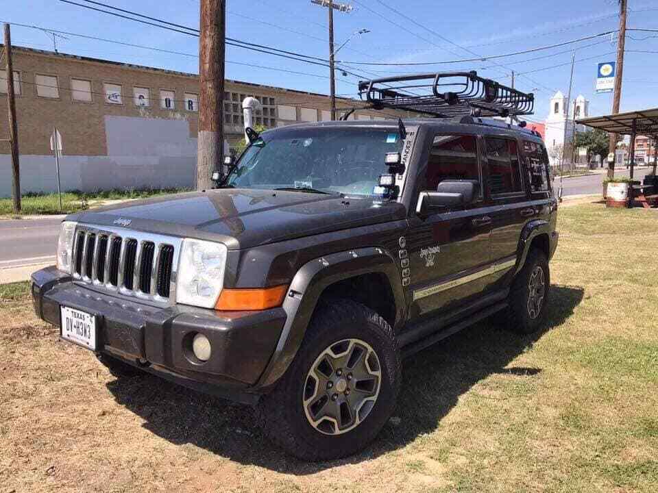 Windshield Pillar Mounted Brackets LED Light Bar FITS Jeep Commander XK