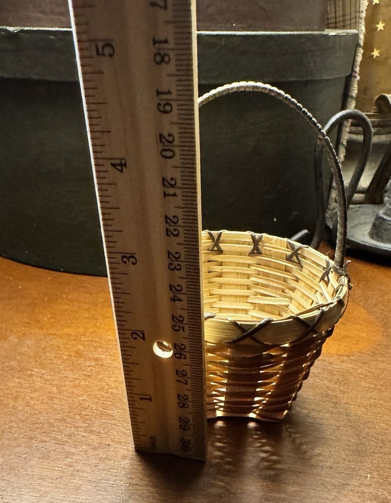 Mini Woven Basket, New