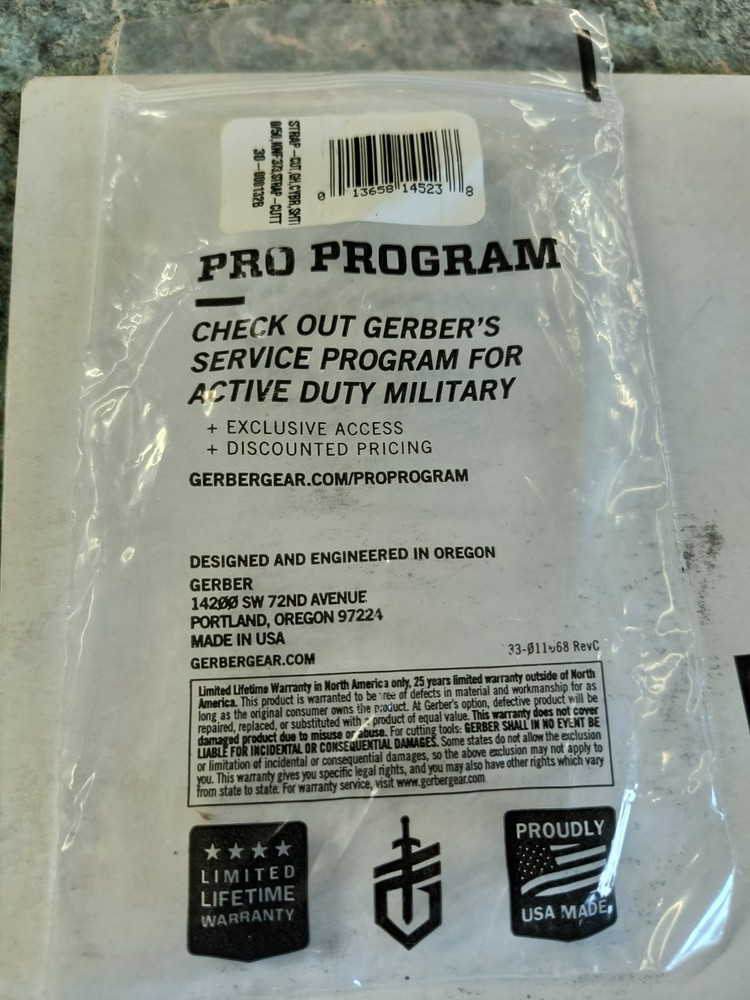 Gerber Strap Safety Cutter