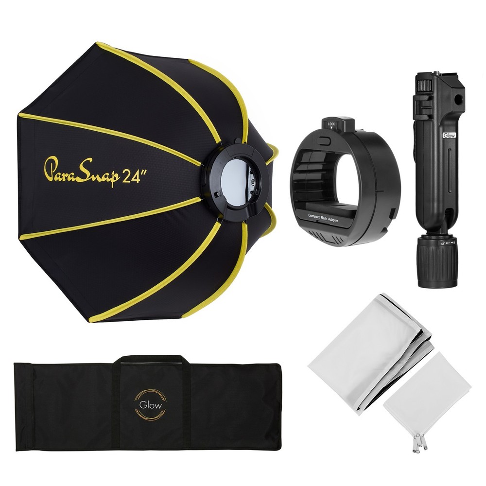 Glow ParaSnap PS-B24K 24" Octagonal Softbox for Speedlight