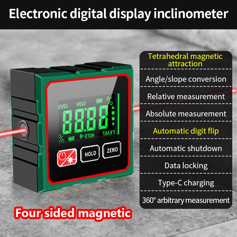 For Technical Work Digital Inclinometer Electronic Laser Tool Reliable Brand