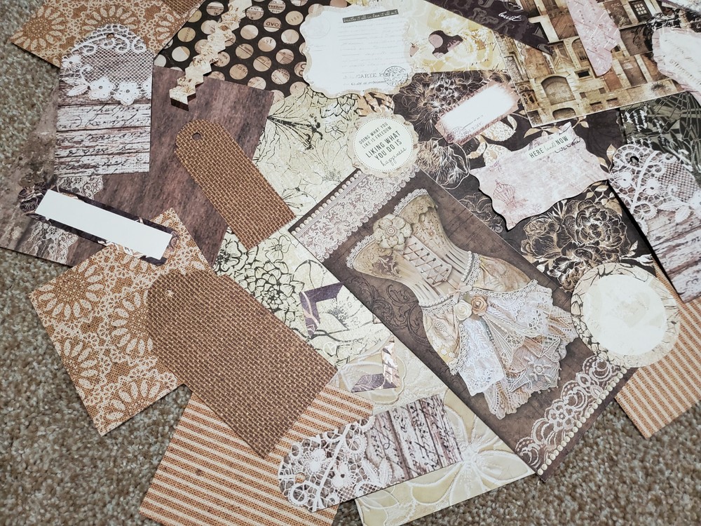 Junk Journal Kit - Shabby Chic - Scrapbook Papers #2