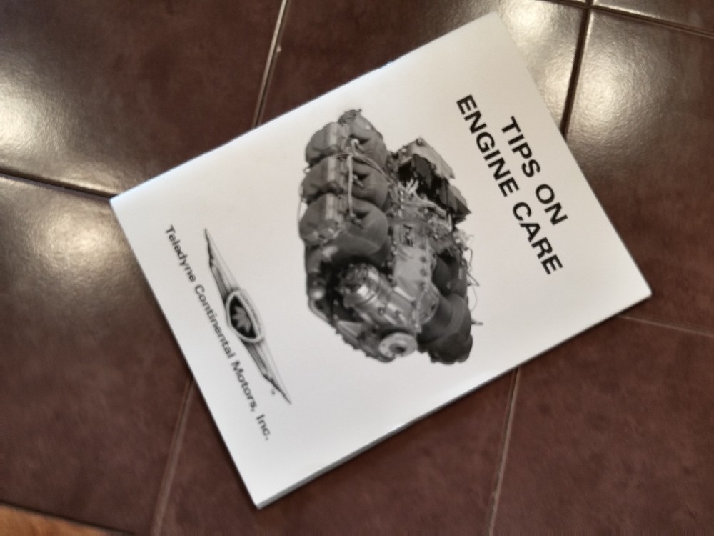 Continental Tips on Engine Care Booklet