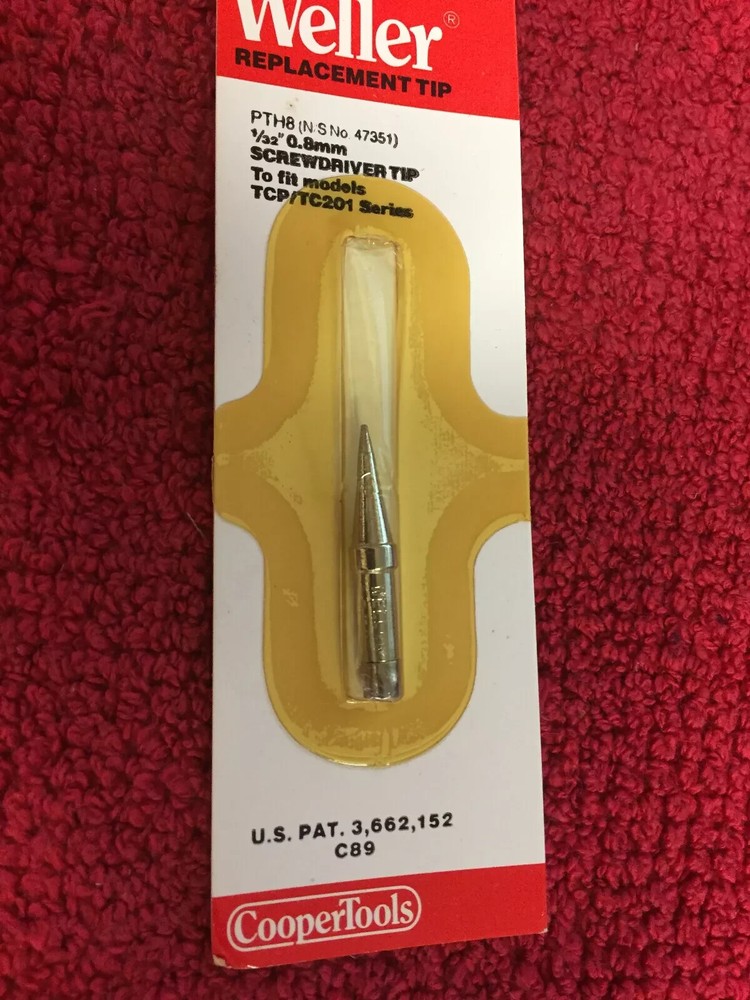 PTH8 WELLER SOLDERING  TIP FOR MODEL TCP/TC201