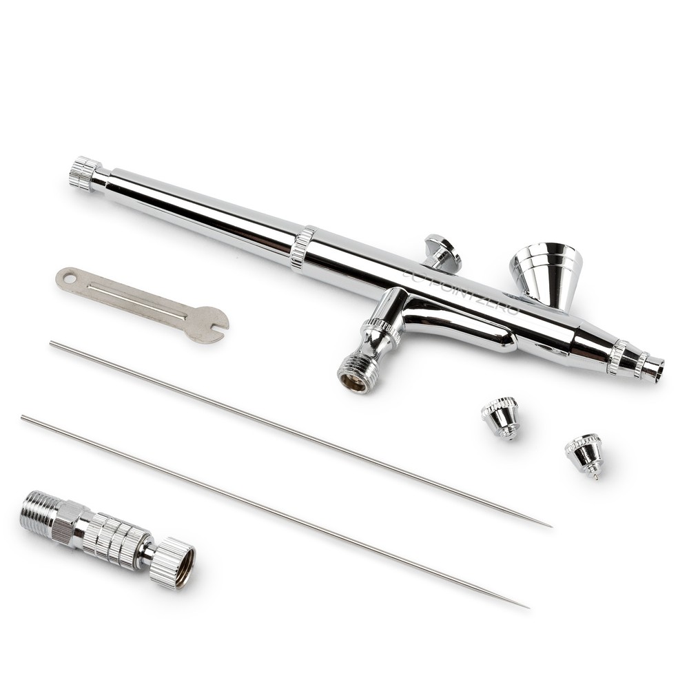 Dual Action Airbrush Kit - 2cc with 3 Tips