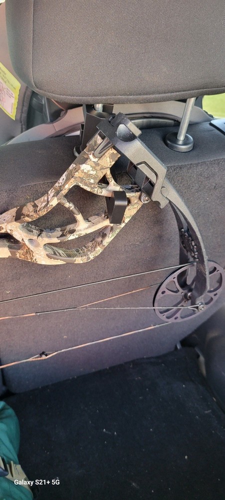 Backseat Bow & Gear Hook: Quick-Access & No-Tool Install Vehicle Storage