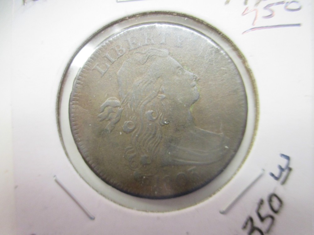 1803 Draped Bust Large Cent 1C-VF