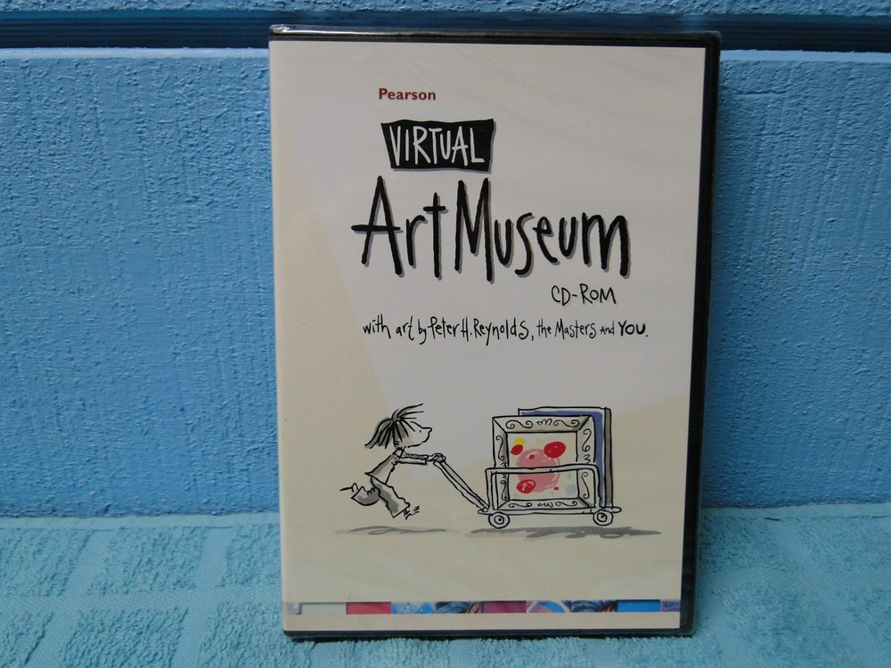 BRAND NEW SEALED Pearson Virtual Art Museum CD-ROM Windows mac Computer