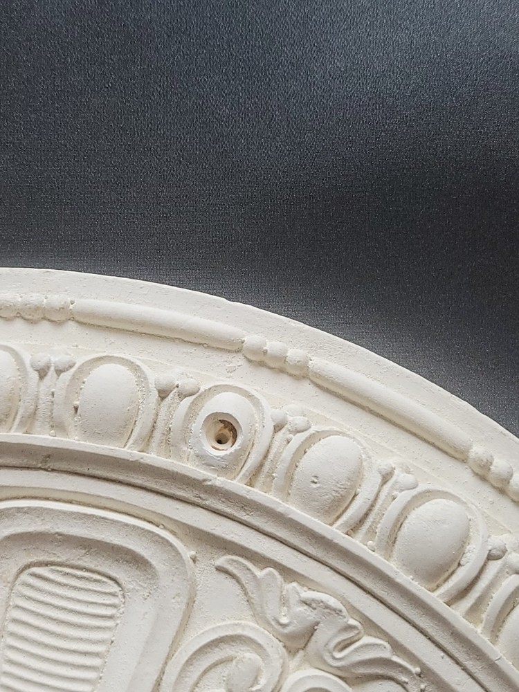 Plaster Ceiling Medallion 17.5" Vintage