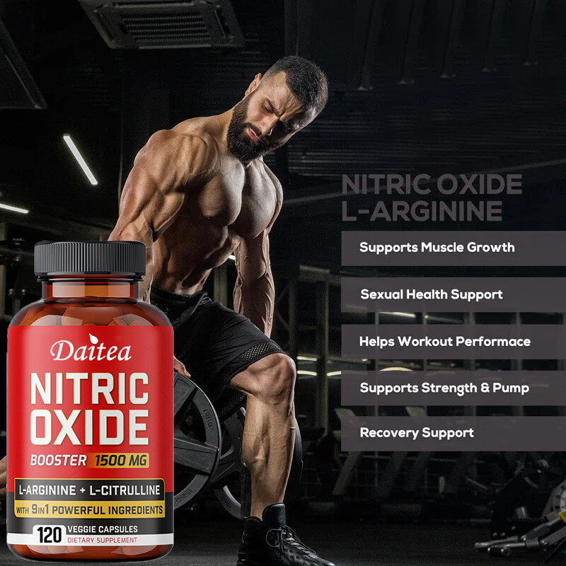 Nitric Oxide Pre-Workout + Nettle Root, Wild Yam Root - Men's, Tested