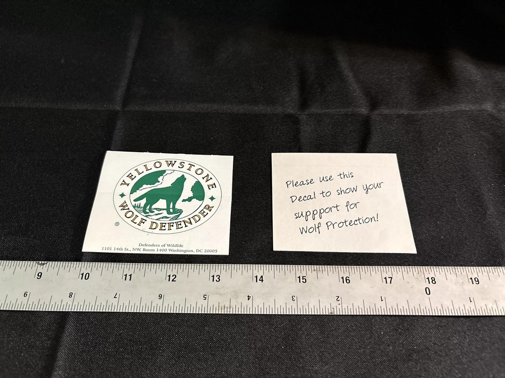 Yellowstone Wolf Defender Sticker
