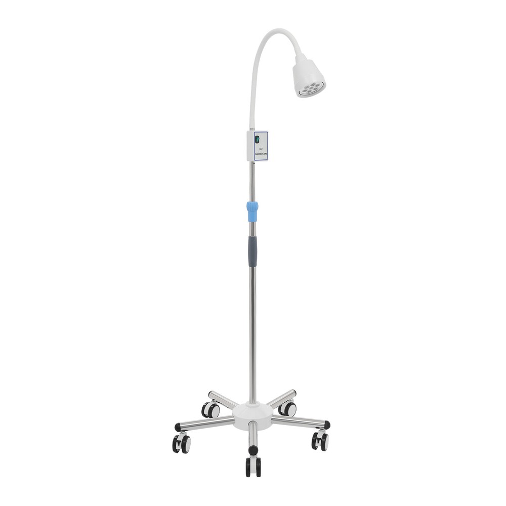 LED Mobile Examination Light Examination Lamp Adjustable Height Five-legged