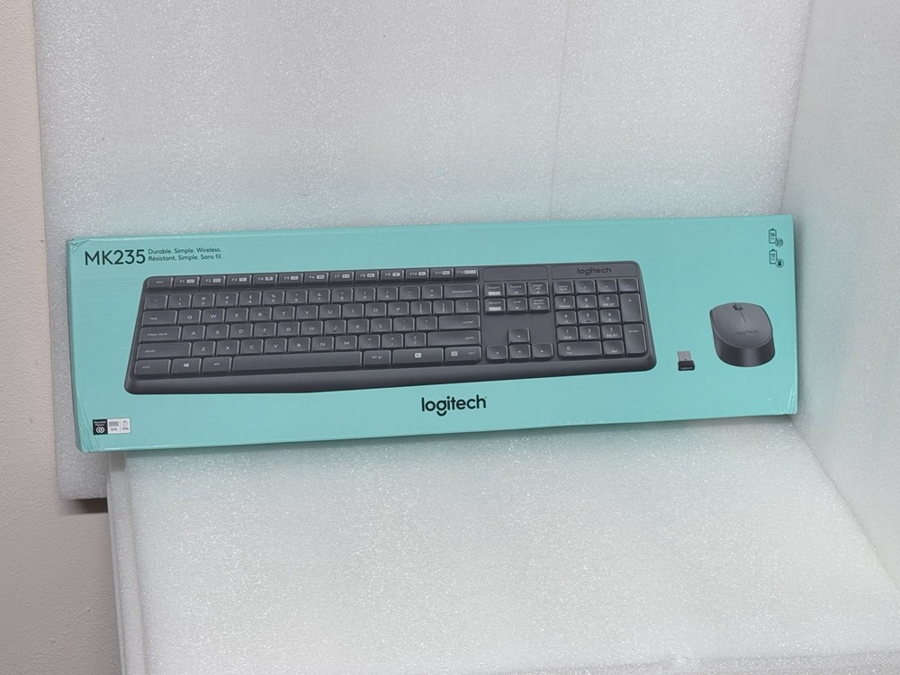 Logitech MK235 Wireless Keyboard and Mouse Combo for Windows 🔥New🔥