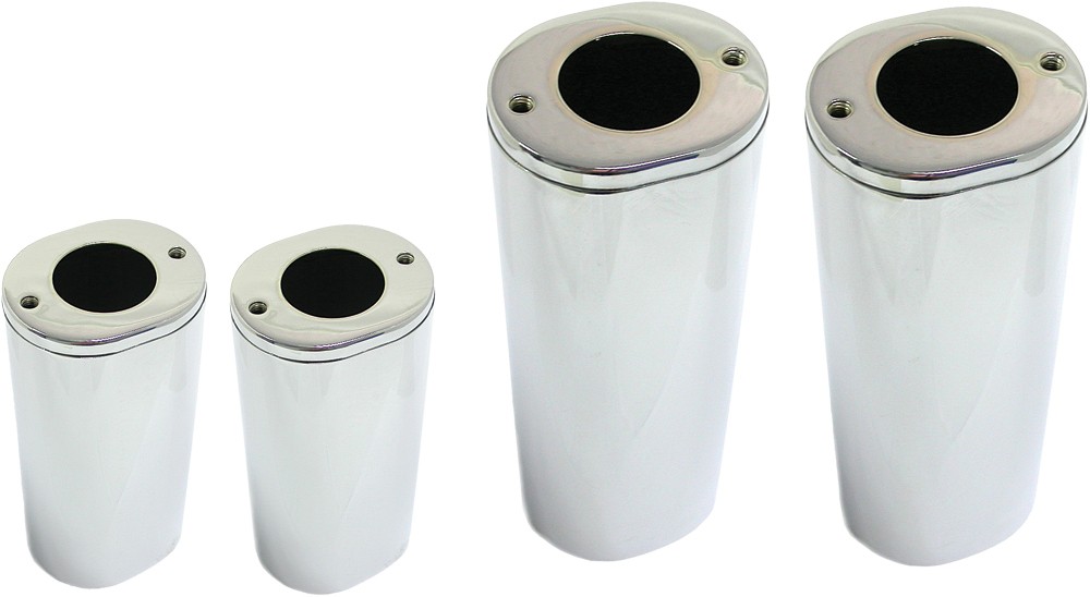 Fork Slider Cover - Color: Chrome - Style: Chrome