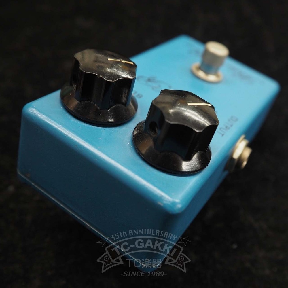 MXR Blue Box Fuzz Octave Guitar Effects Pedal Script Logo Used