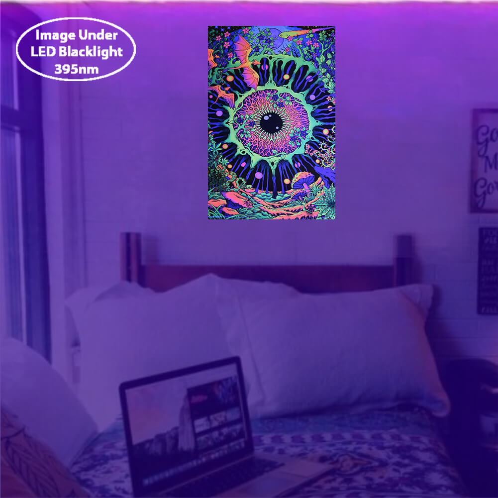 Cosmic Eye by Space Tribe Non-Flocked Blacklight Poster 24" x 36"