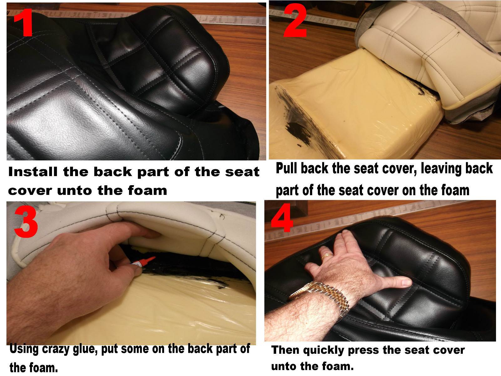 Honda GL1200 Seat Cover GoldWing 1984-86 Aspencade Interstate GL1200i 624B set