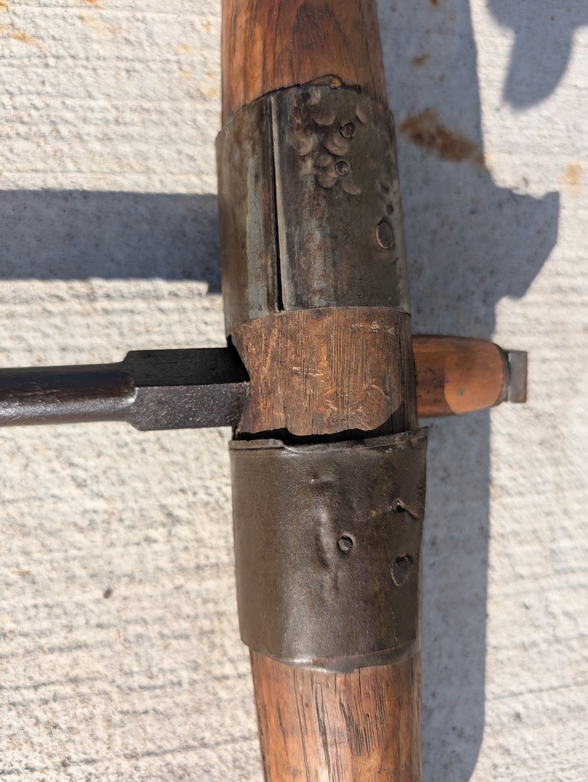 WI Barn Antique Vintage T Handle Barn Beam Hand Drill 2 1/4" Bit x 20 1/4" H