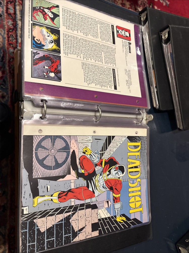 Comic Book Bio Binder