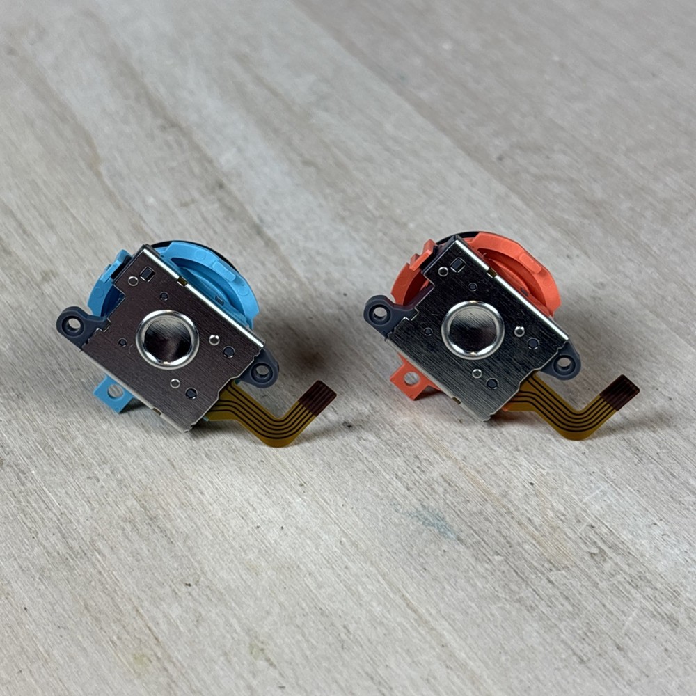 Nintendo Switch 2 - Hall Effect Joy-Con Joystick Assembly 2 Pack Blue/Light Red