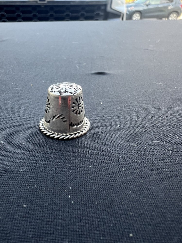 Antique Sterling Navajo Thimble