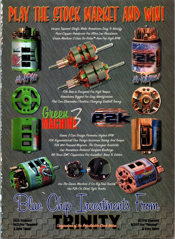 Trinity P2K Green Machine Engine Print Ad Wall Art Decor Copper Head