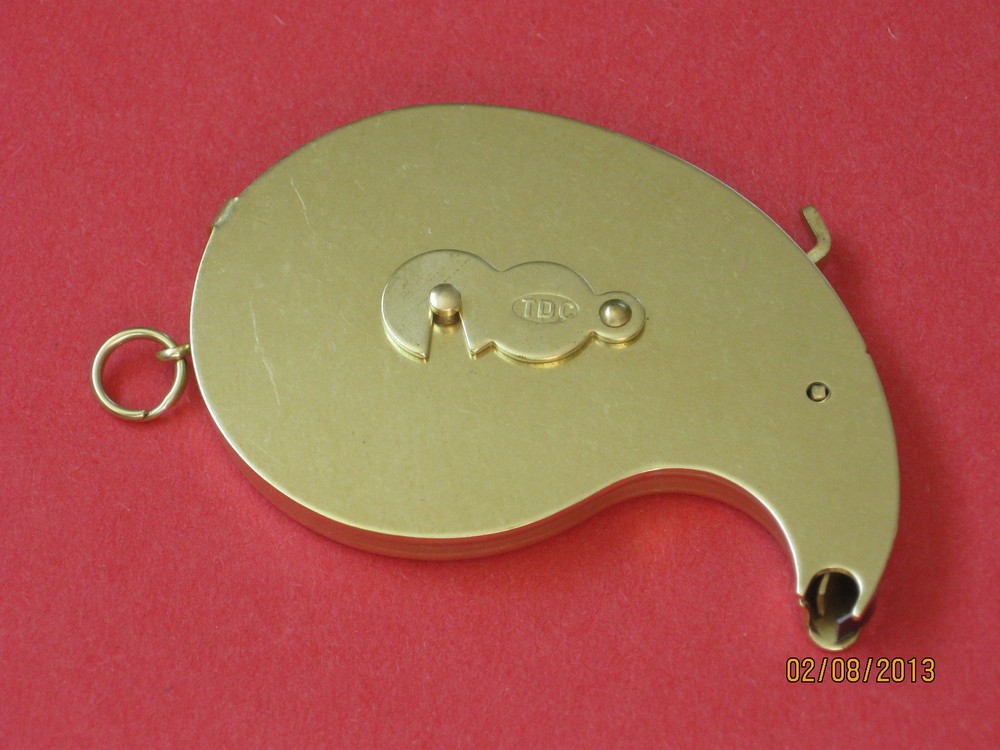 Ted Cash Universal Capper Brass Matte Finish Muzzleloading Black Powder