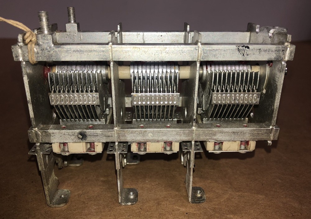 NEW Ham Radio Transmitter Variable Tuning Capacitor 3 Section USN