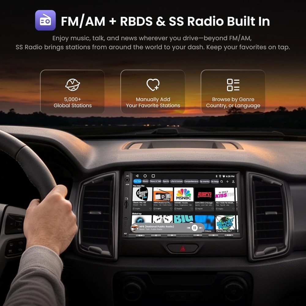 ATOTO A5L 7inch Android Double DIN Car Stereo Wireless