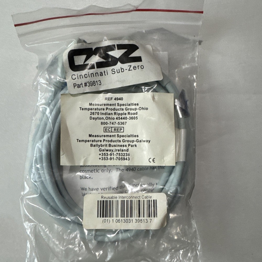 CSZ (ref.4940) Cincinnati sus-zero Measurement Specialties Adaptor Cable.