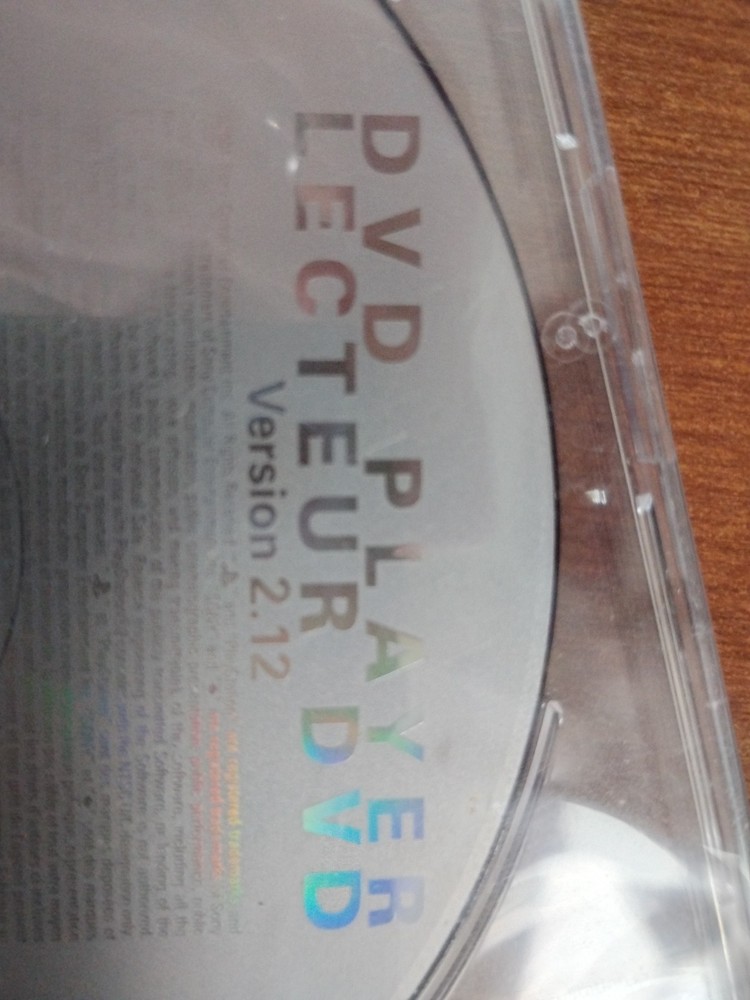 DVD Player Lecture DVD Version 2.12 Ps2