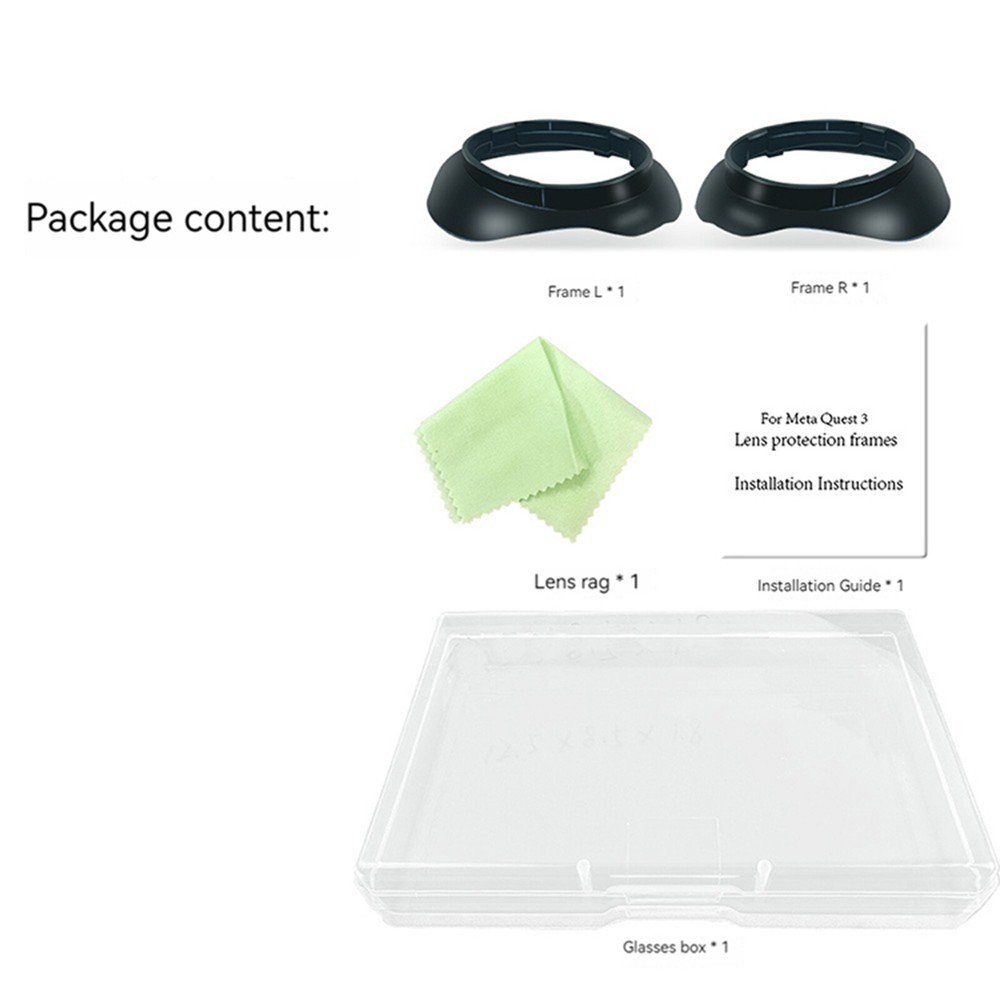 Shortsighted Glasses Lens Frames Scratch-resistant One-piece Frames For Quest 3