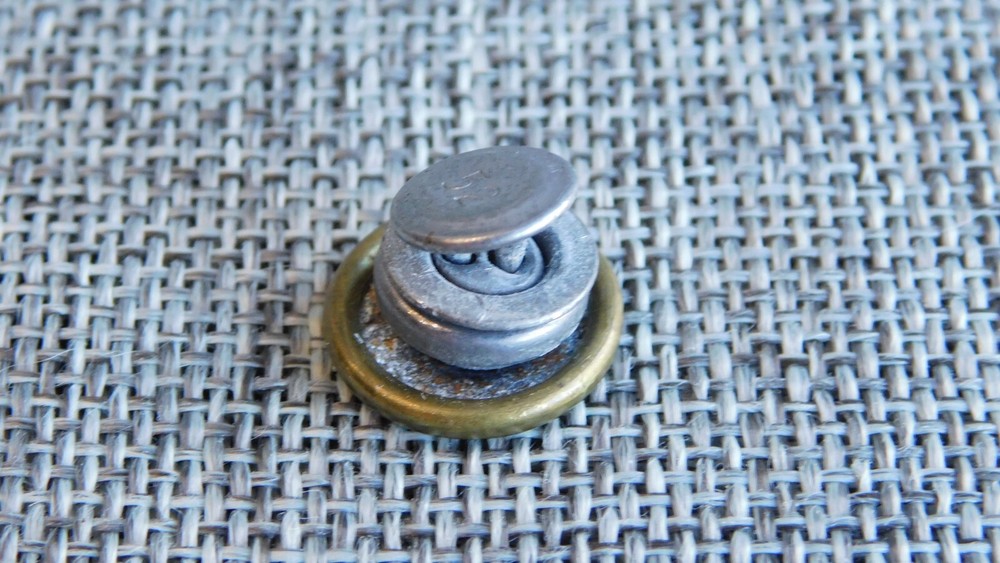 Antique Vtg Uniform Work Stud Button SEars Aprx: 5/8" #213-B