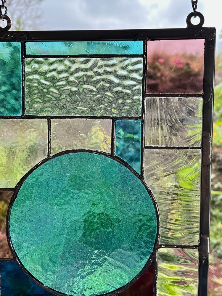 stained glass panel window