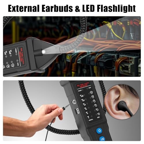 Underground Wire Locator, Underground Cable Locator Wire Tracker for Pet U610